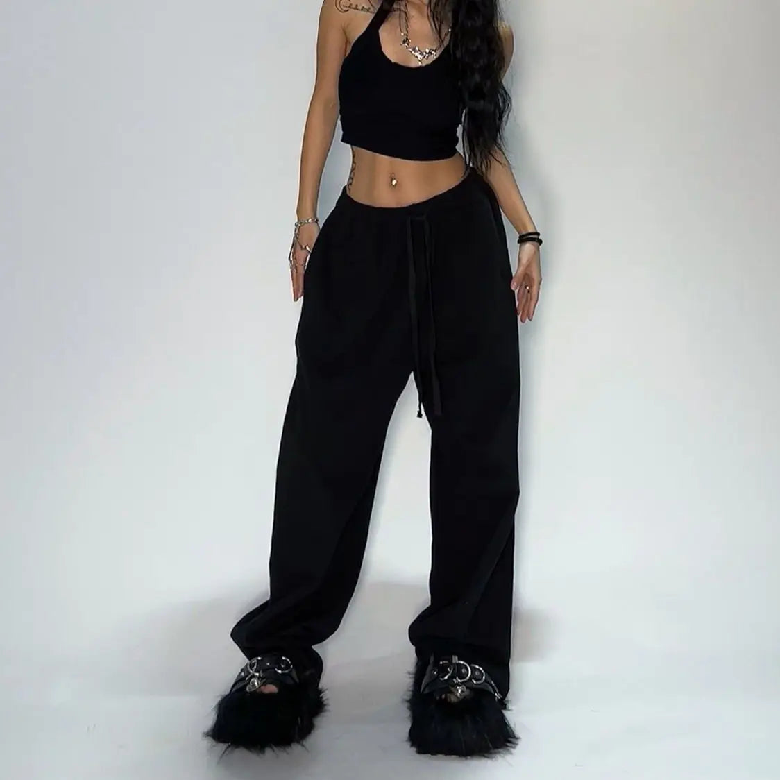 Y2K Camo Jogger Sweatpants