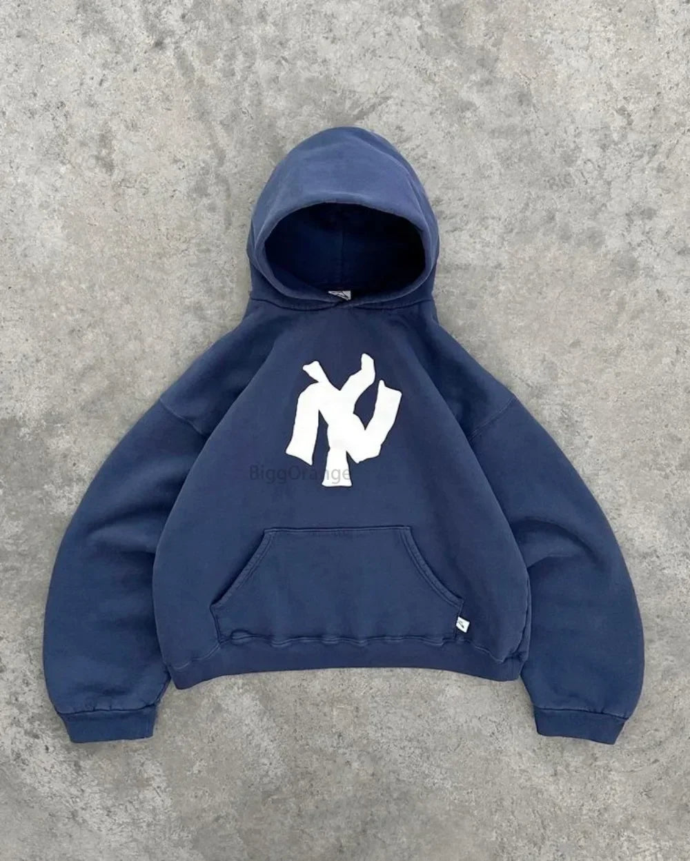 Retro Letter Pattern Pullover Sweatshirt