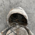 Y2K Retro Camo Zip-Up Hoodie